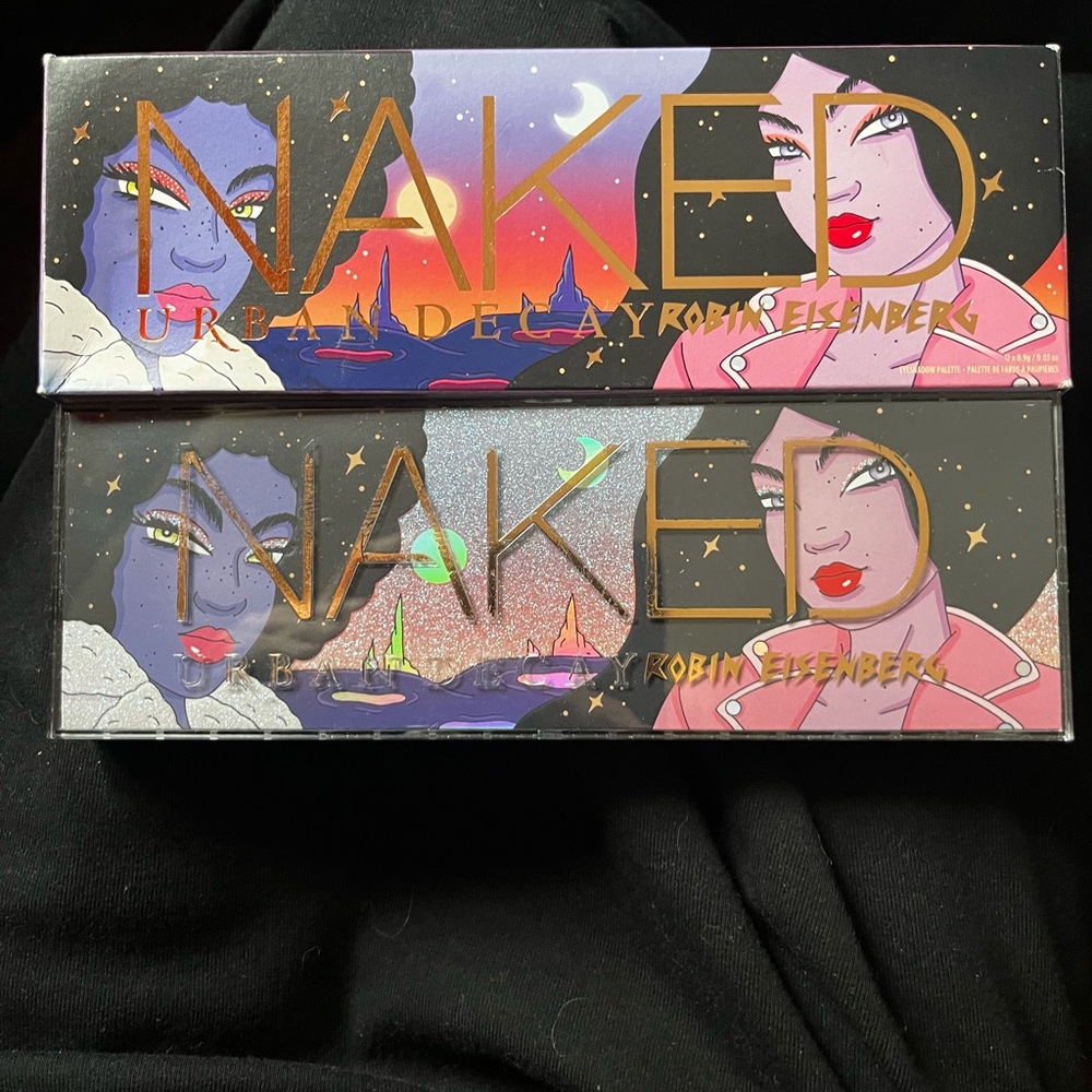 Urban Decay Eyeshadow Palette — Peach, Gold, Coral, Blue, Purple Shades